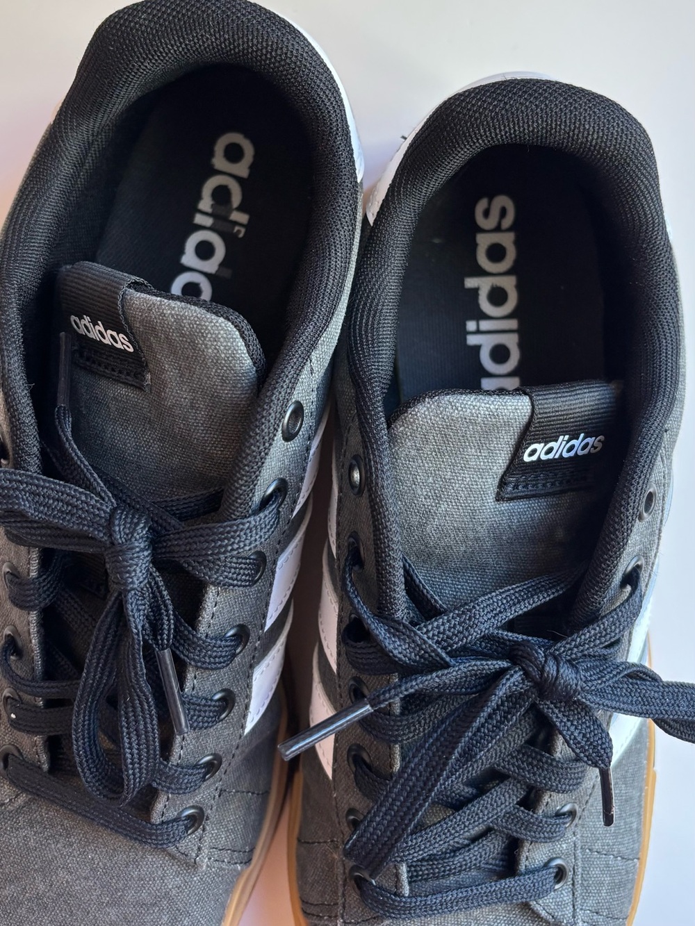 Adidas Daily 4.0 Shoes Core Black Cloud White Canvas Sneakers Shoes Men Size 9 - Picture 7 of 8